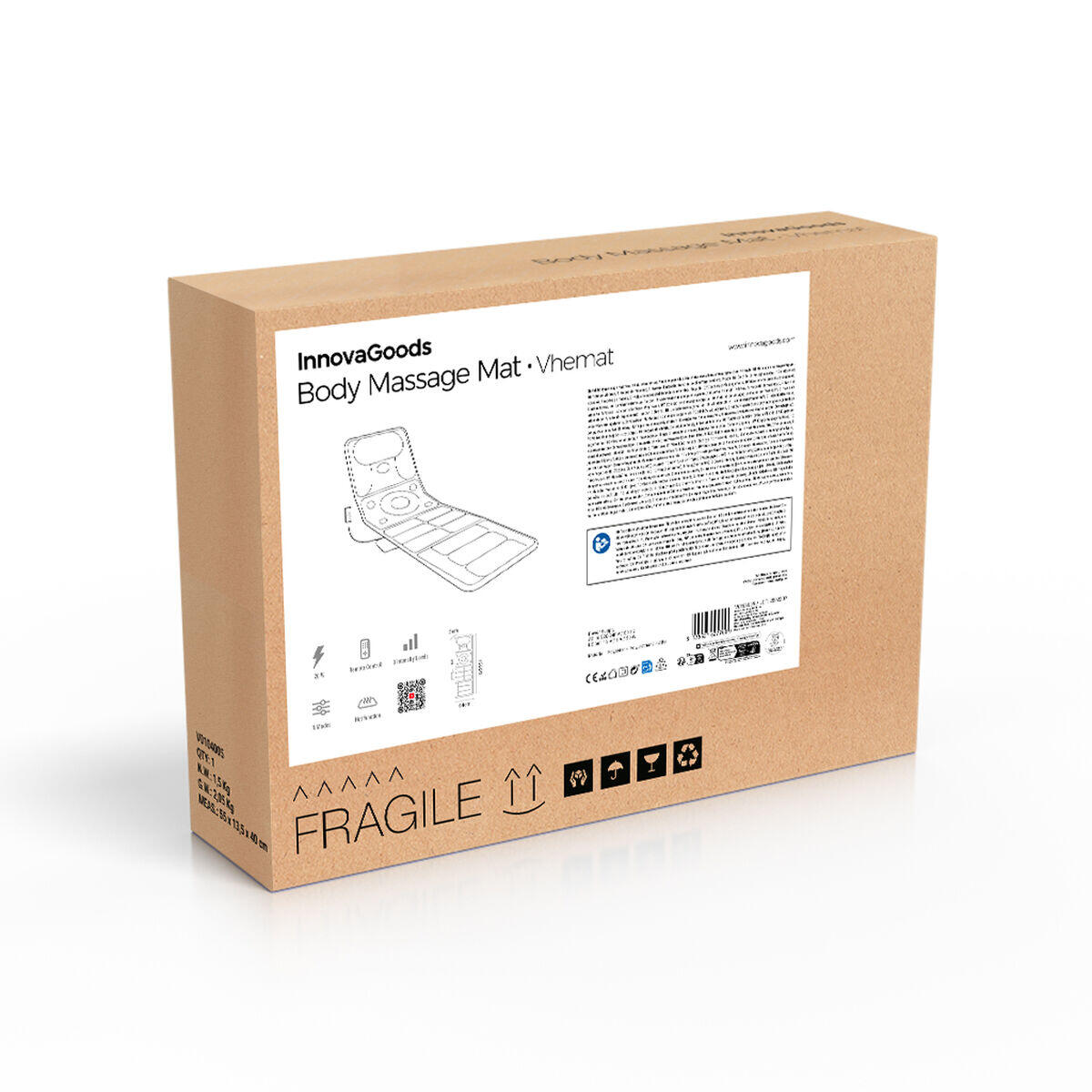 Colchón de Masaje por Vibración – Relajación Integral para Todo el Cuerpo